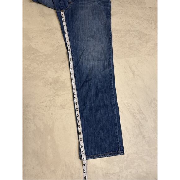 LL Bean Women's Jeans Favorite Fit Straight Size 12 Blue - Picture 9 of 9